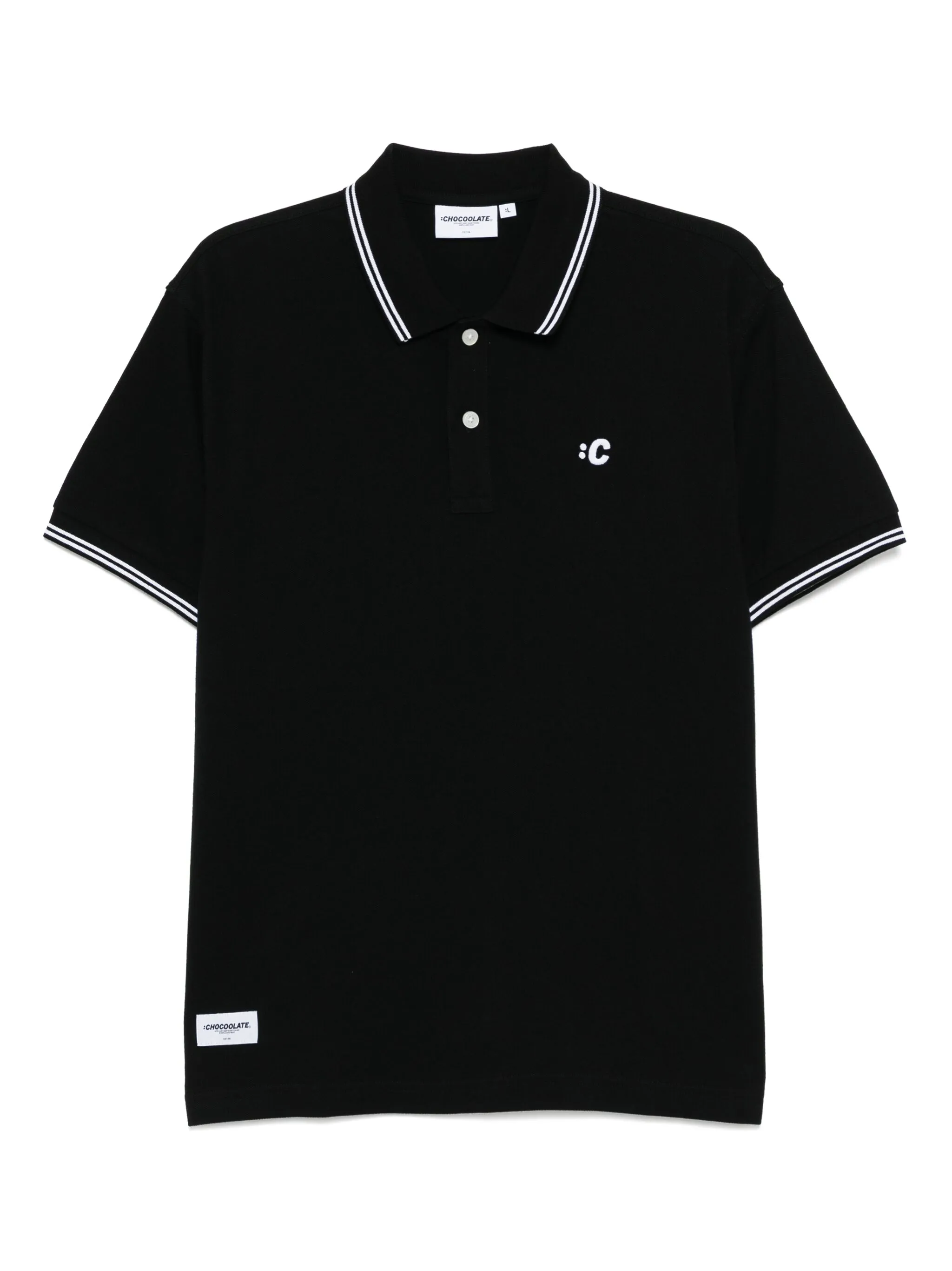 Рубашка поло с вышитым логотипом Chocoolate, черный
Рубашка поло с вышитым логотипом Chocoolate, черный