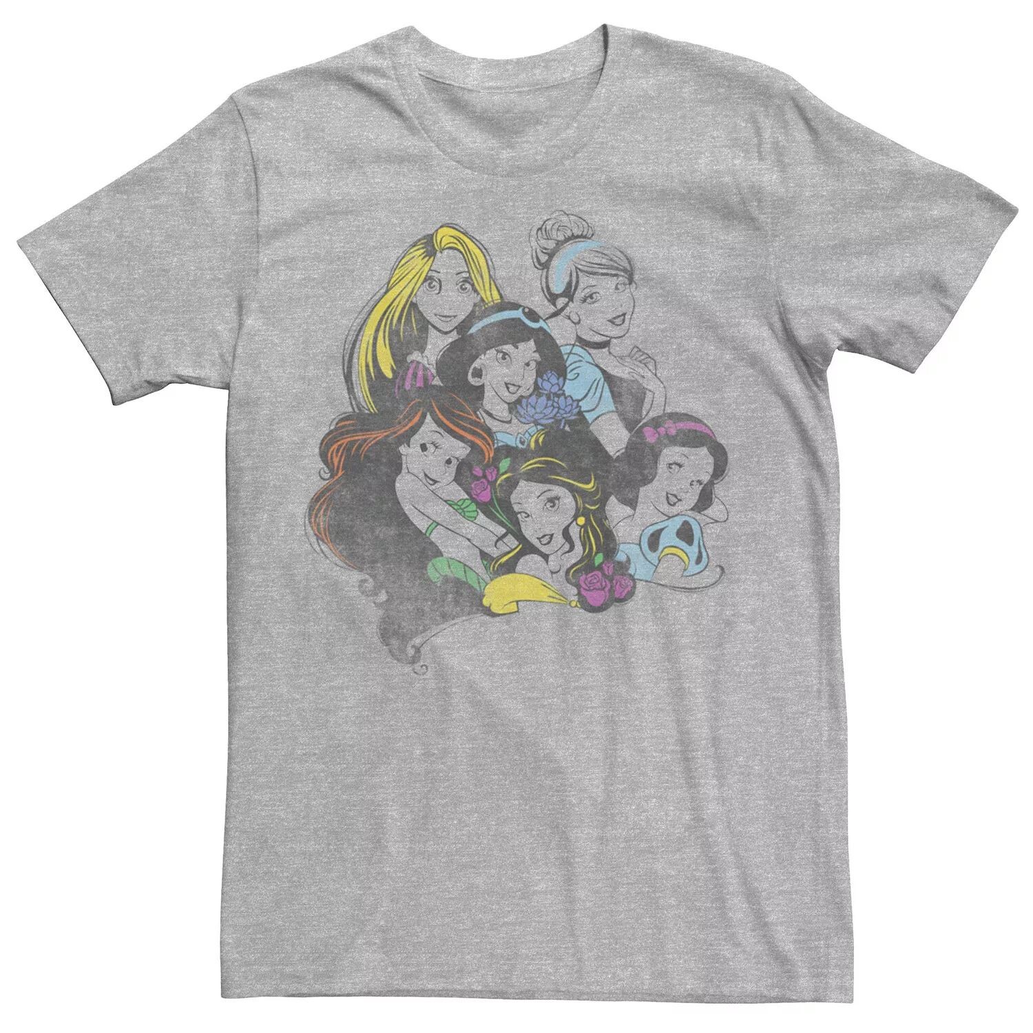 Мужская футболка Princess Group яркого цвета в стиле поп Disney
Мужская футболка Princess Group яркого цвета в стиле поп Disney