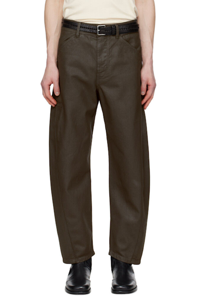 Коричневые витые рабочие джинсы LEMAIRE
Коричневые витые рабочие джинсы LEMAIRE