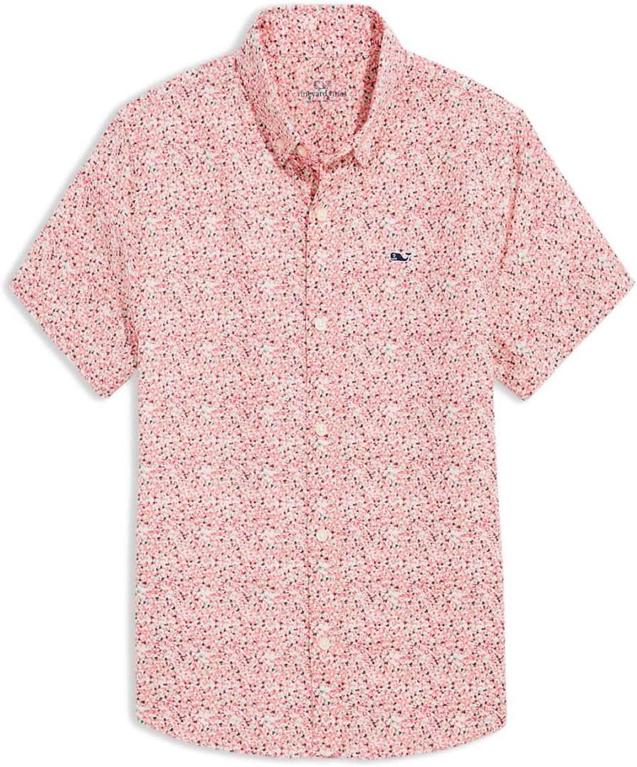 Рубашка Vineyard Vines Kids Boys Printed Short Sleeves Shirt (Little Kid), цвет Tiny Floral - Cayman
Рубашка Vineyard Vines Kids Boys Printed Short Sleeves Shirt (Little Kid), цвет Tiny Floral - Cayman