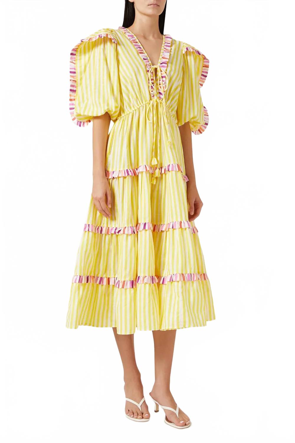 Тереса Миди платье в желтом CELiA B
Тереса Миди платье в желтом CELiA B