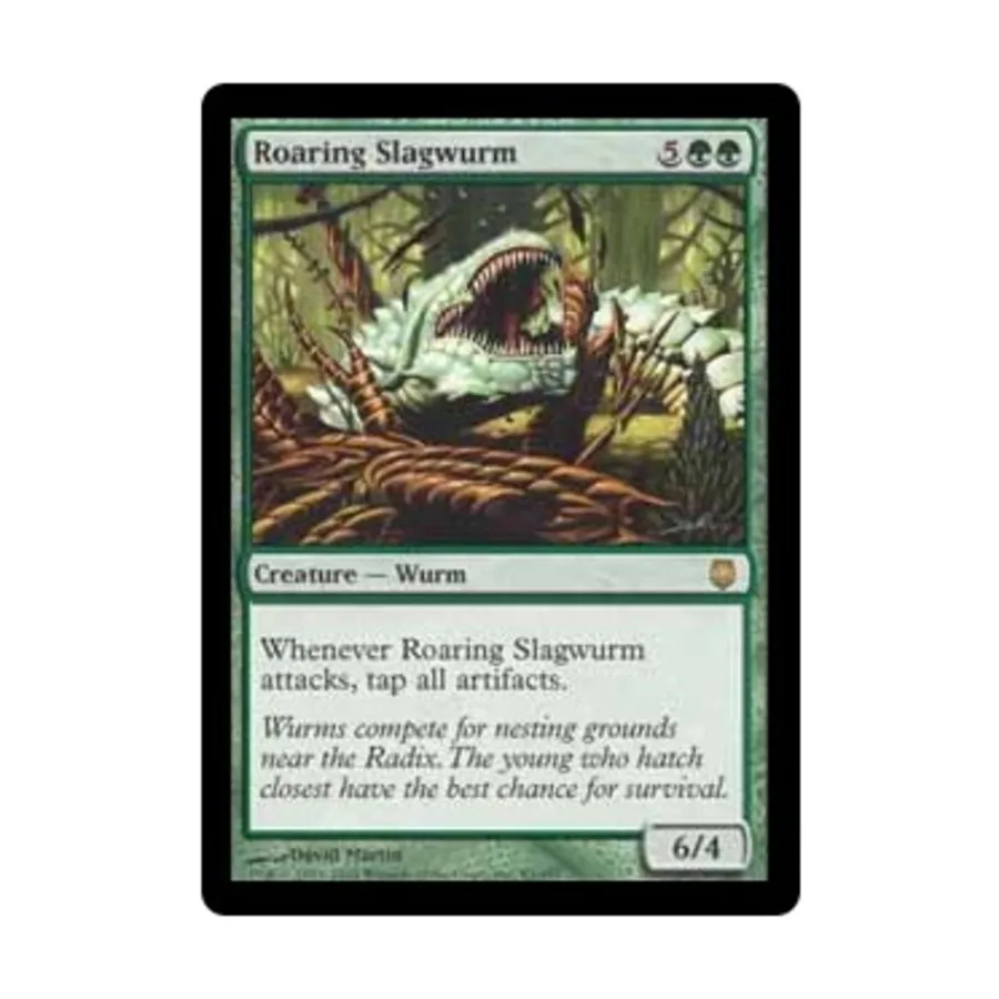 CCG Ревущий шлаковурм (клавиша R), MTG - Darksteel
CCG Ревущий шлаковурм (клавиша R), MTG - Darksteel