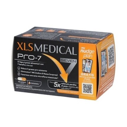 XL-S Xls Medical Pro 7 Добавка для снижения веса, 180 капсул
XL-S Xls Medical Pro 7 Добавка для снижения веса, 180 капсул