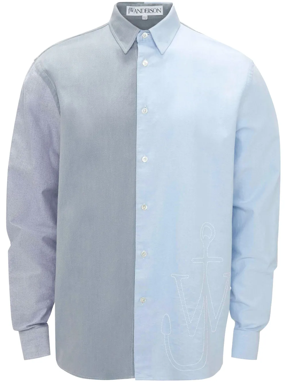 Рубашка в технике пэчворк с вышивкой Anchor JW ANDERSON, синий
Рубашка в технике пэчворк с вышивкой Anchor JW ANDERSON, синий