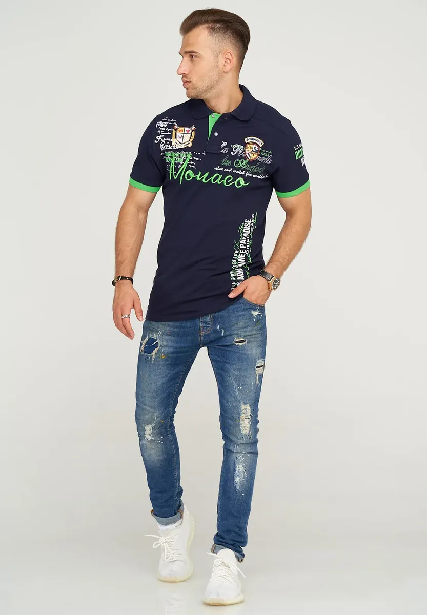 Рубашка-поло behype "MONACO" со спортивной вышивкой, зеленый
Рубашка-поло behype "MONACO" со спортивной вышивкой, зеленый