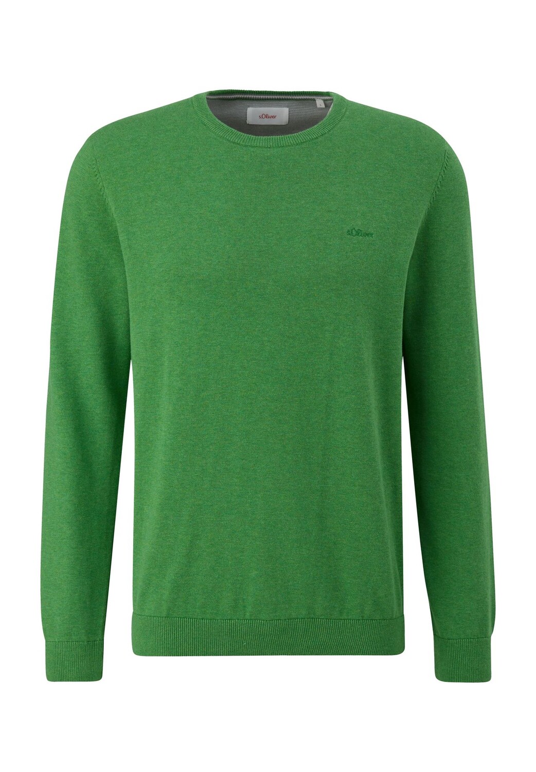 Вязаный свитер, вышивка логотипа, мужской s.Oliver, зеленый
Вязаный свитер, вышивка логотипа, мужской s.Oliver, зеленый