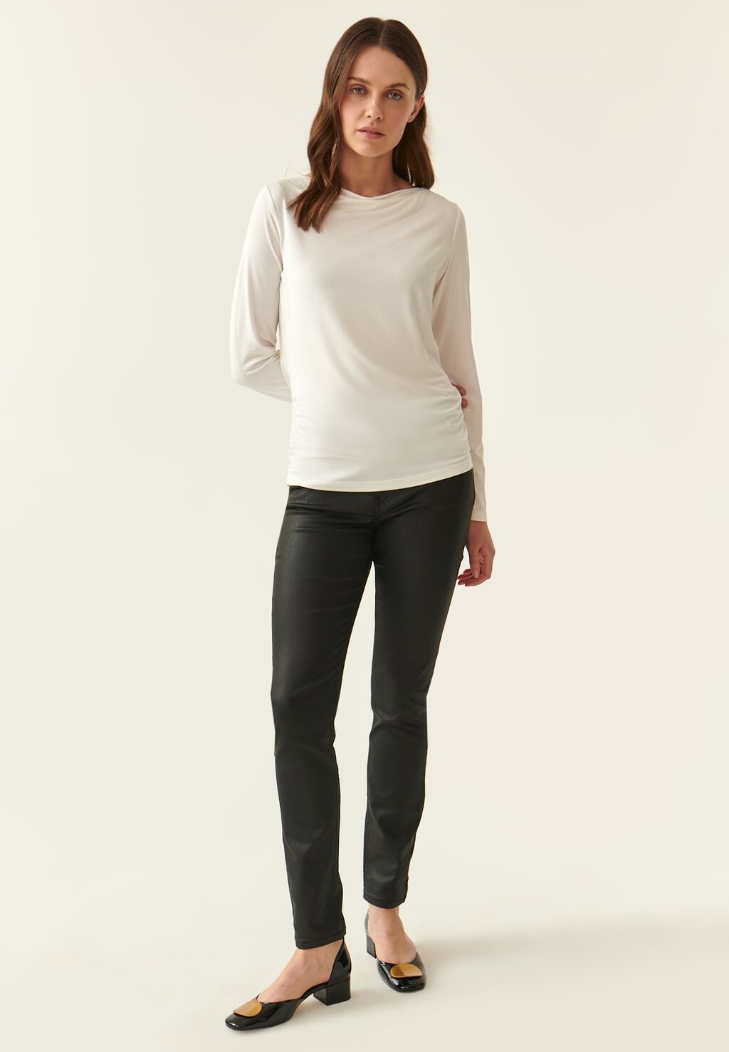 Топ с длинными рукавами ASILA TATUUM, молочный
Топ с длинными рукавами ASILA TATUUM, молочный