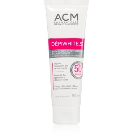 ACM Depiwhite S Защитный крем для лица и декольте SPF 50+ 50 мл
ACM Depiwhite S Защитный крем для лица и декольте SPF 50+ 50 мл