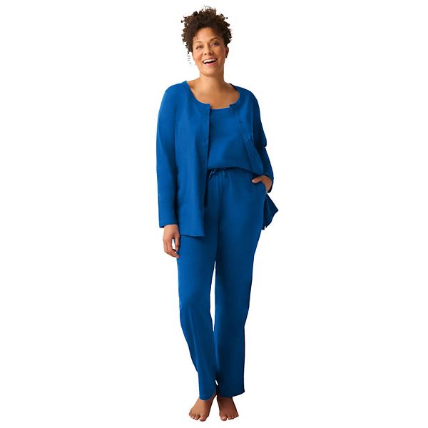 Пижамный комплект Plus size Dreams & Co., Bright Cobalt
Пижамный комплект Plus size Dreams & Co., Bright Cobalt