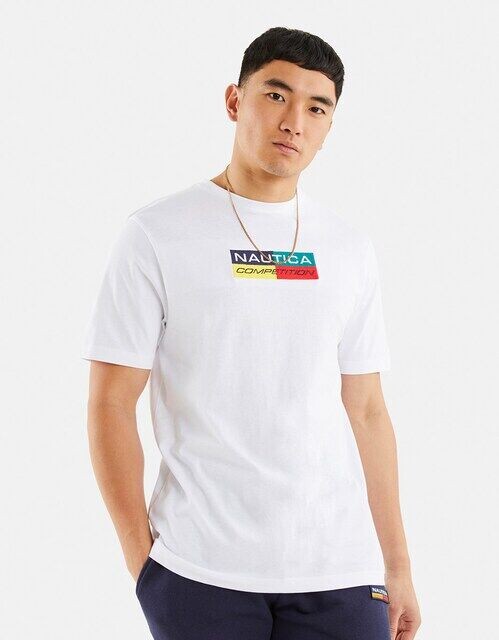 Мужская футболка с короткими рукавами Nautica, белый
Мужская футболка с короткими рукавами Nautica, белый