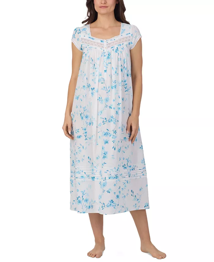 Женская хлопковая балетная ночная рубашка с рукавами-крылышками Eileen West, белый
Женская хлопковая балетная ночная рубашка с рукавами-крылышками Eileen West, белый