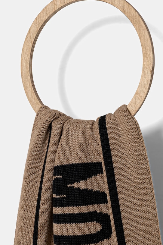 Шарф с шерстью Moschino, бежевый
Шарф с шерстью Moschino, бежевый