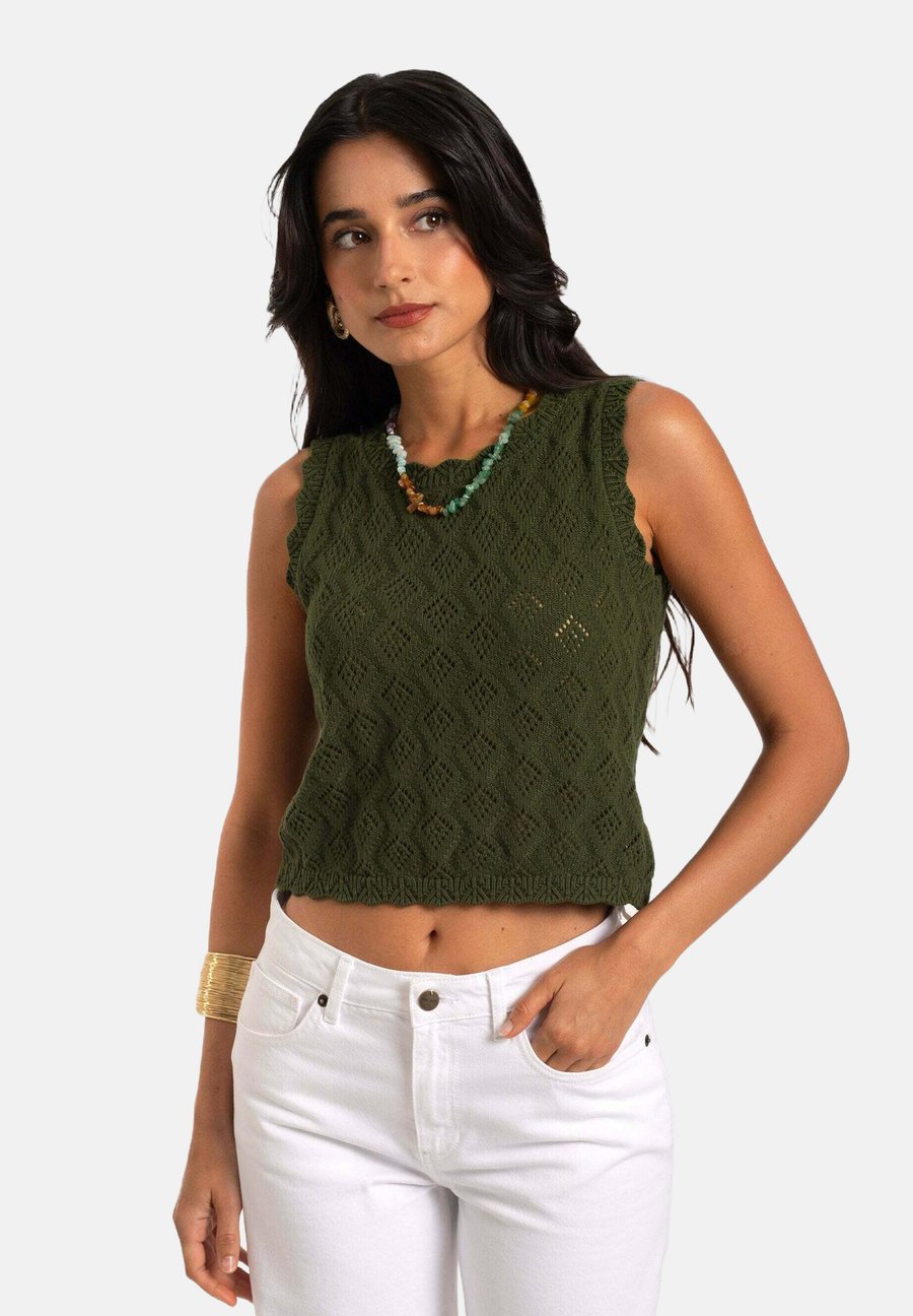 Топ THE-ARE CON TIRANTES ANCHOS, Verde/Green
Топ THE-ARE CON TIRANTES ANCHOS, Verde/Green