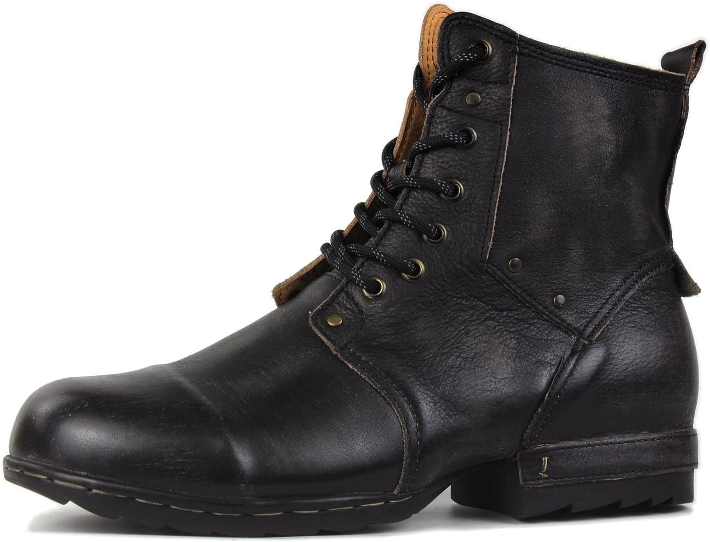 Мужские винтажные коричневые мото-ботинки OSSTONE, модные шнурованные кожаные ретро-кукха ботинки, повседневная обувь OS-6015-6-Vintage-US-R
Мужские винтажные коричневые мото-ботинки OSSTONE, модные шнурованные кожаные ретро-кукха ботинки, повседневная обувь OS-6015-6-Vintage-US-R