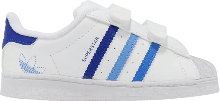 Кроссовки Superstar CF I 'White Royal Blue', белый
Кроссовки Superstar CF I 'White Royal Blue', белый