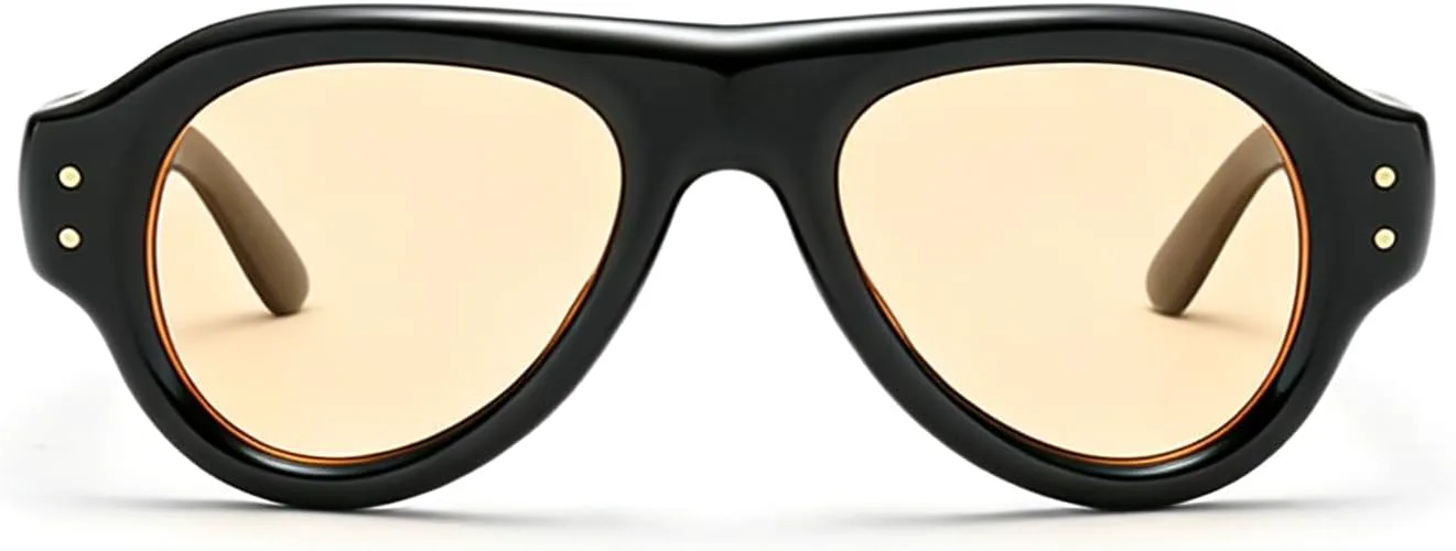 Большие солнцезащитные очки-пилот для женщин в стиле ретро 70-х, толстая оправа, декоративная отделка, защита от солнца UV400 для вождения mincl, Black Tea
Большие солнцезащитные очки-пилот для женщин в стиле ретро 70-х, толстая оправа, декоративная отделка, защита от солнца UV400 для вождения mincl, Black Tea