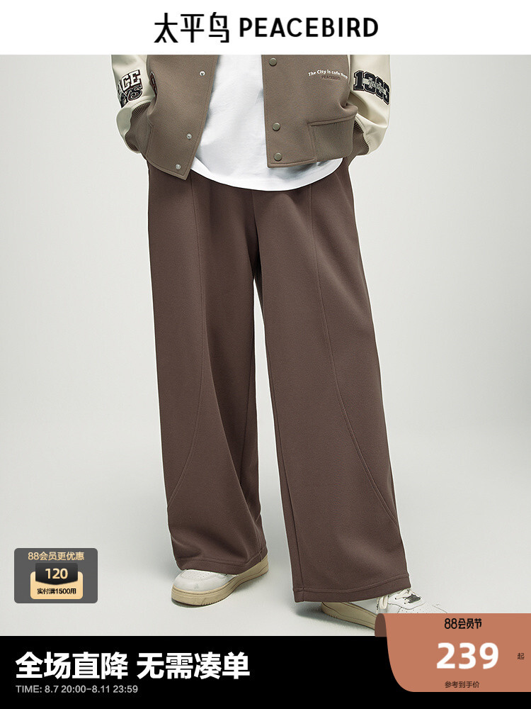 Брюки мужские Peacebird широкие, коричневый
Брюки мужские Peacebird широкие, коричневый