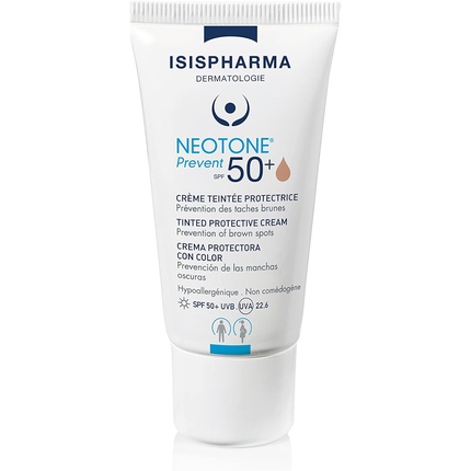 Neotone Radiance Prevent SPF 50+ тонирующий увлажняющий крем для лица Isispharma
Neotone Radiance Prevent SPF 50+ тонирующий увлажняющий крем для лица Isispharma