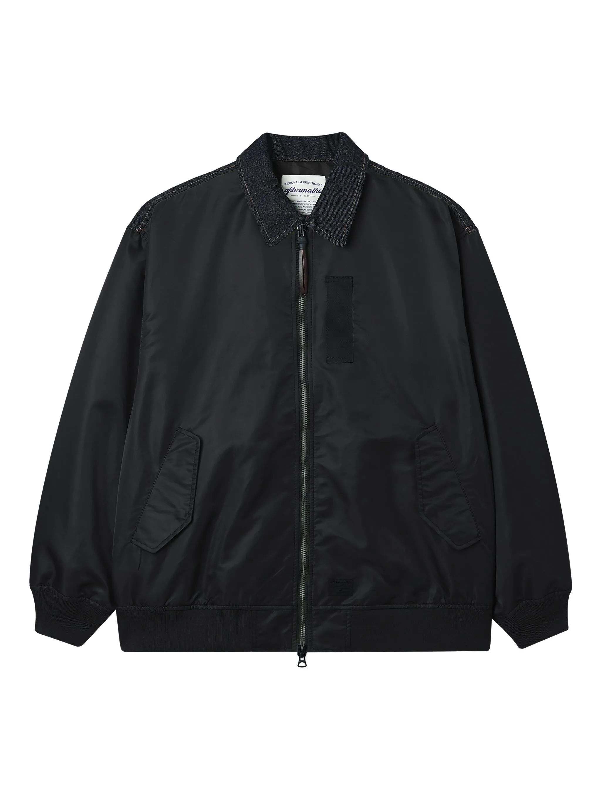 Бомбер на молнии Aftermaths, черный
Бомбер на молнии Aftermaths, черный