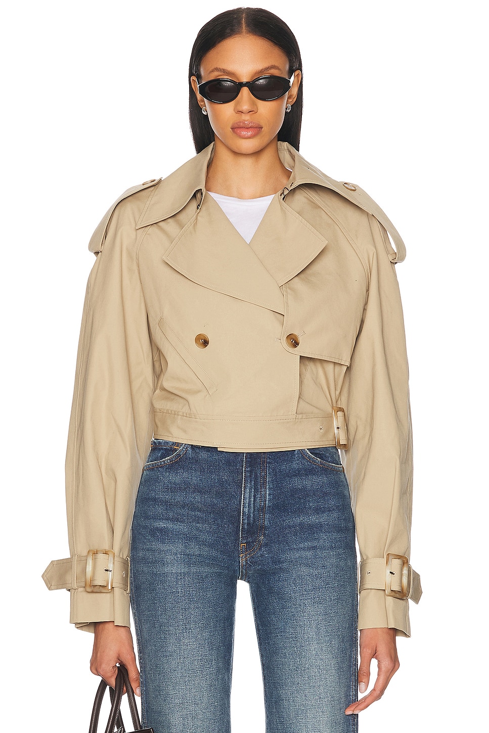 Chiltern Cropped Trench Куртка Sans Faff, Camel 
Chiltern Cropped Trench Куртка Sans Faff, Camel