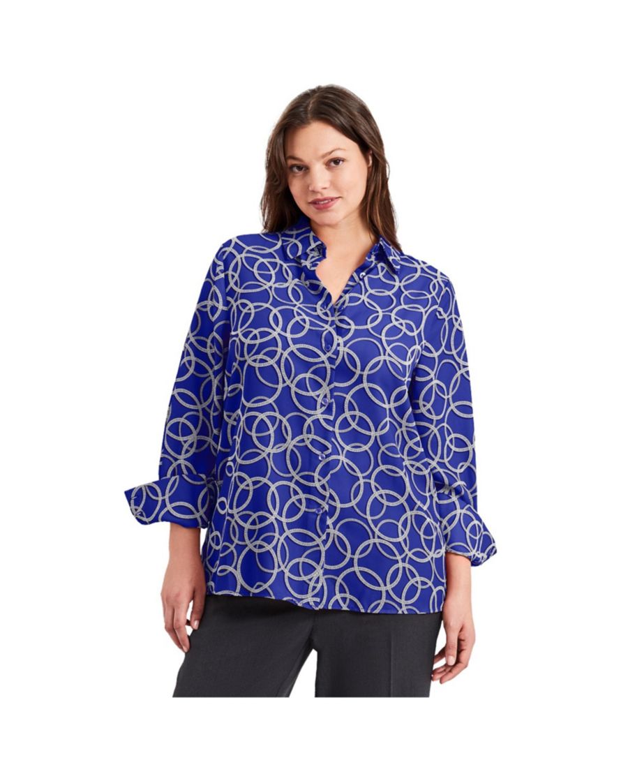 Женская блузка на пуговицах спереди AVENUE, Sapphire circle chain
Женская блузка на пуговицах спереди AVENUE, Sapphire circle chain