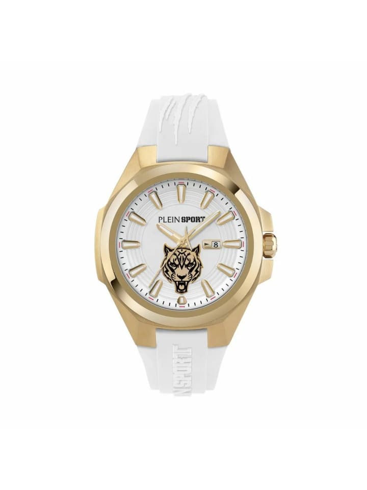 Plein Sport Мужские аналоговые часы в золотом исполнении
Plein Sport Мужские аналоговые часы в золотом исполнении