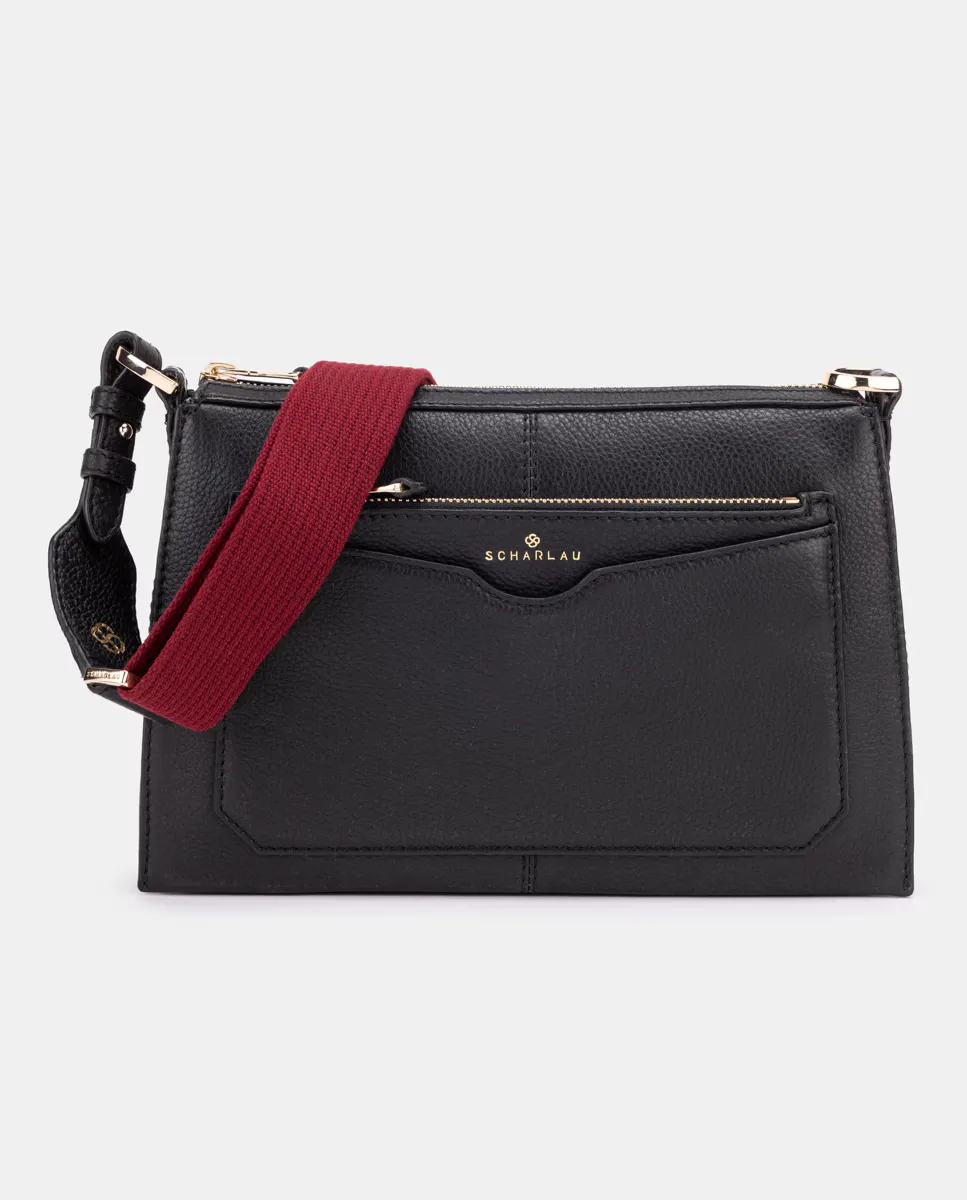 Женская черная кожаная сумка через плечо Scharlau, Черный, Женская черная кожаная сумка через плечо Scharlau
Женская черная кожаная сумка через плечо Scharlau, Черный, Женская черная кожаная сумка через плечо Scharlau