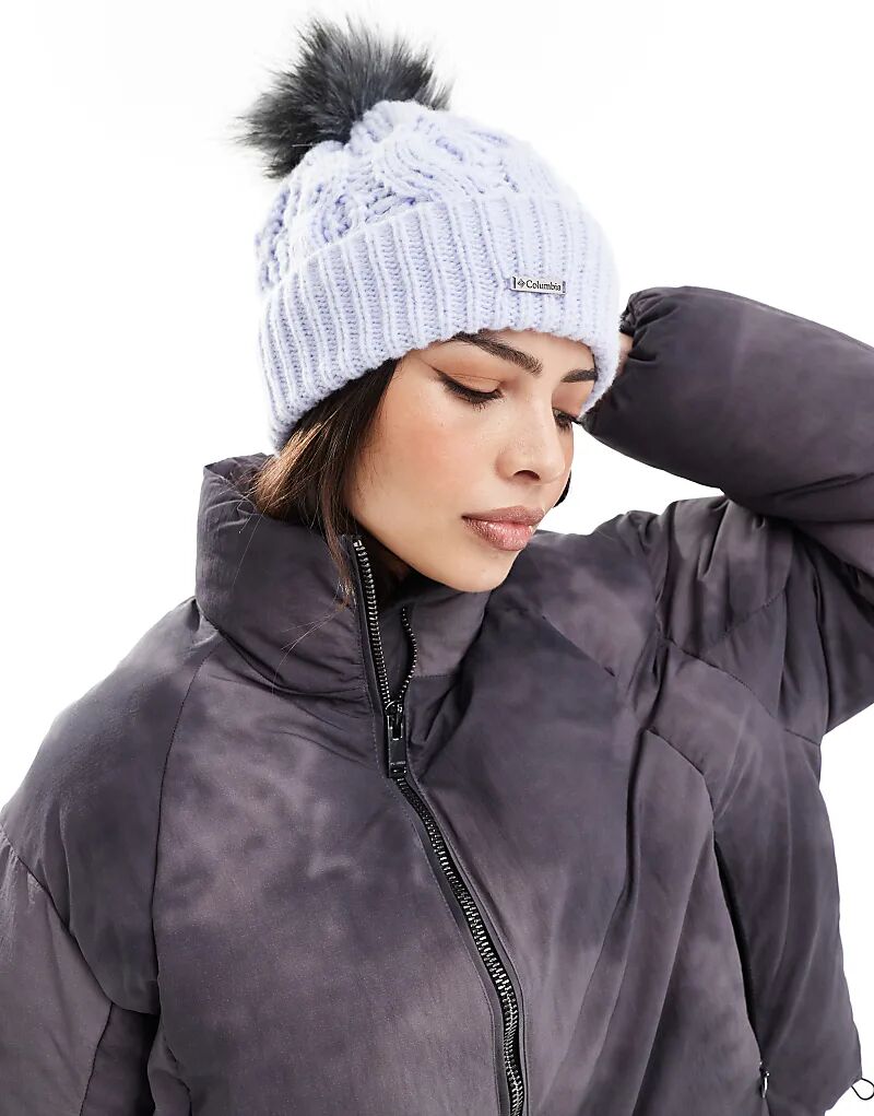 Columbia Boundless Days вязаная шапка-помпон Cable Knit в цвете Snowstorm Purple
Columbia Boundless Days вязаная шапка-помпон Cable Knit в цвете Snowstorm Purple