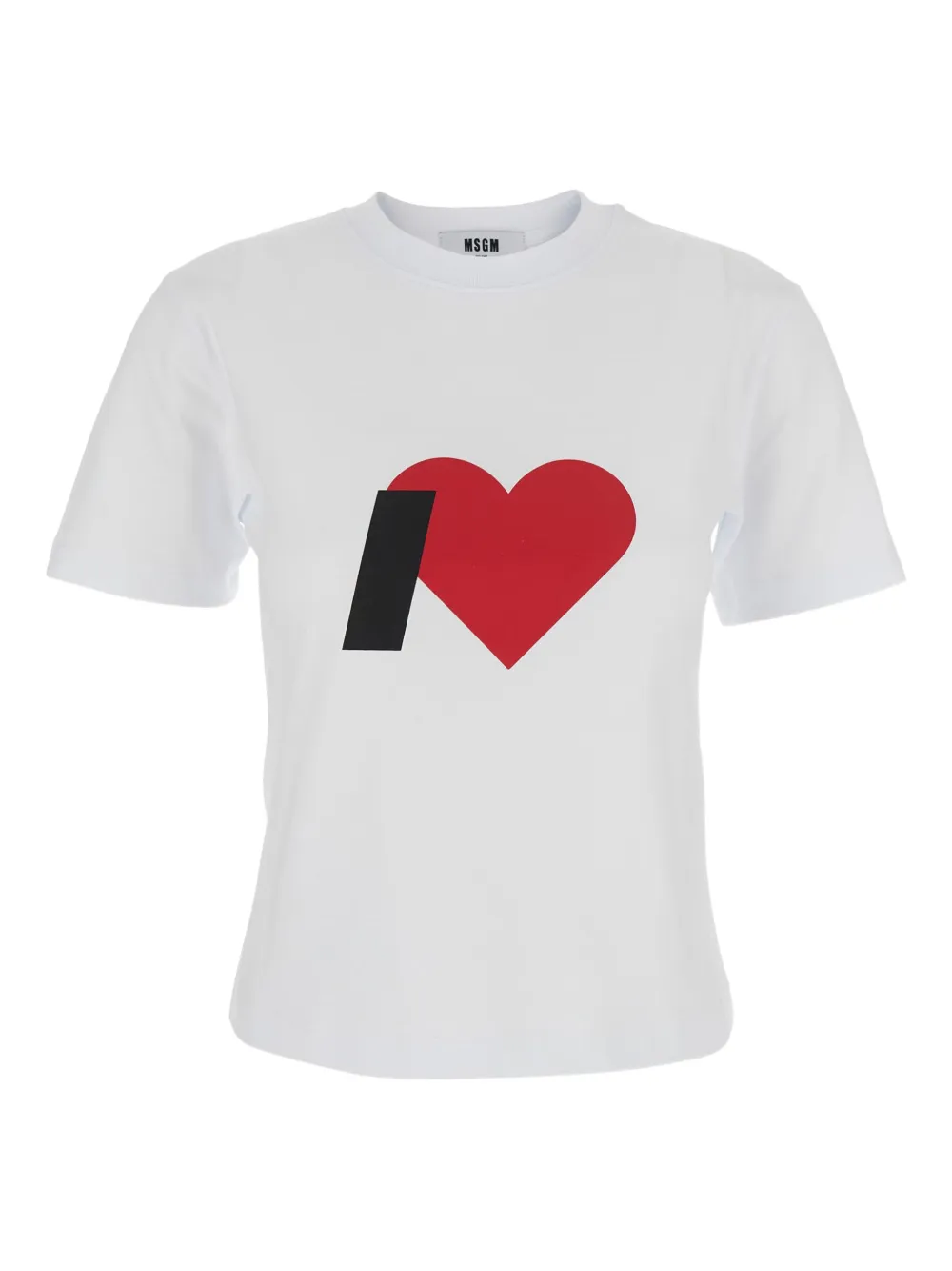 Футболка с принтом в виде сердца и круглым вырезом MSGM, белый
Футболка с принтом в виде сердца и круглым вырезом MSGM, белый