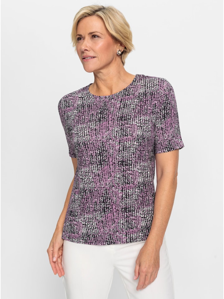 Рубашка с круглым вырезом с принтом орхидеи и экрю WITT WEIDEN
Рубашка с круглым вырезом с принтом орхидеи и экрю WITT WEIDEN