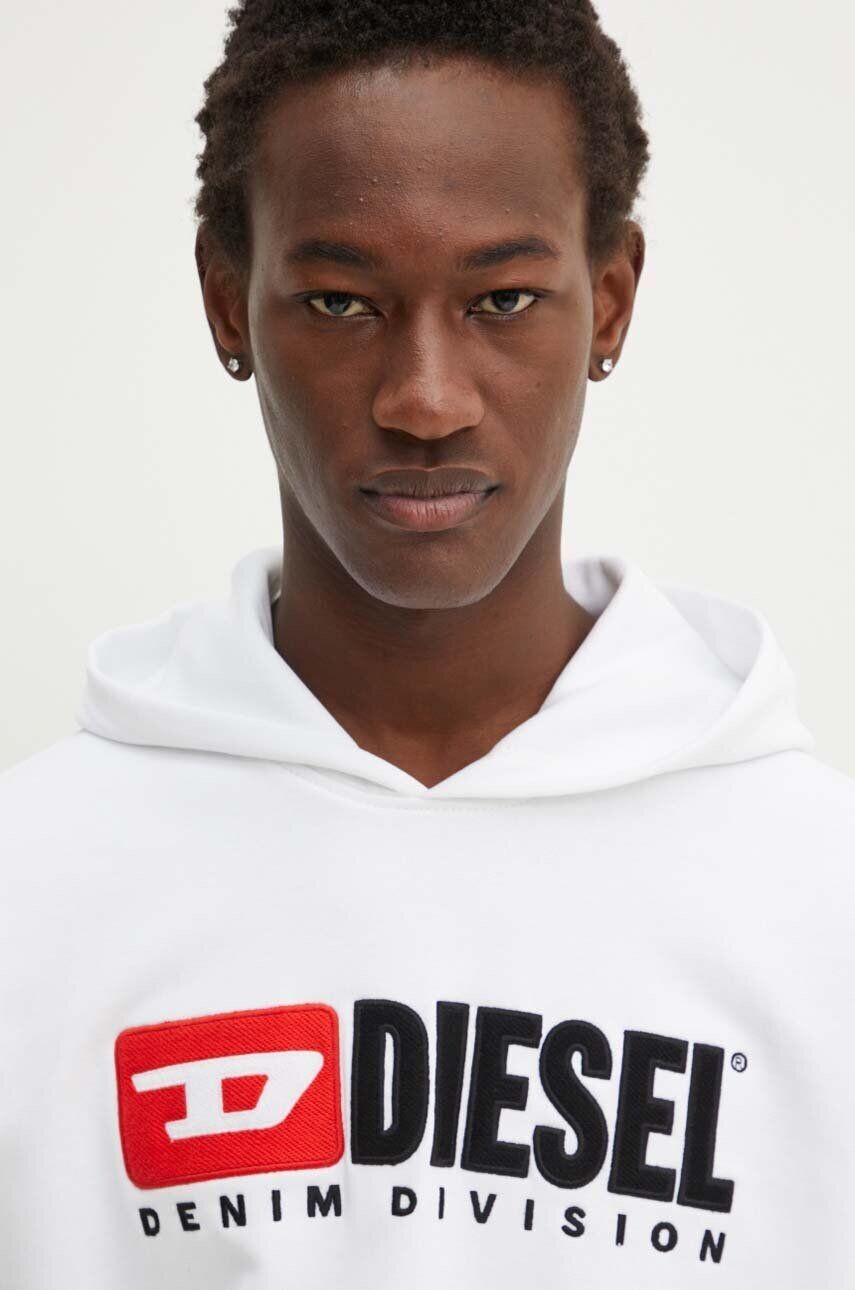 Толстовка Diesel из хлопка S-BOXT-HOOD-DIV, белый 
Толстовка Diesel из хлопка S-BOXT-HOOD-DIV, белый