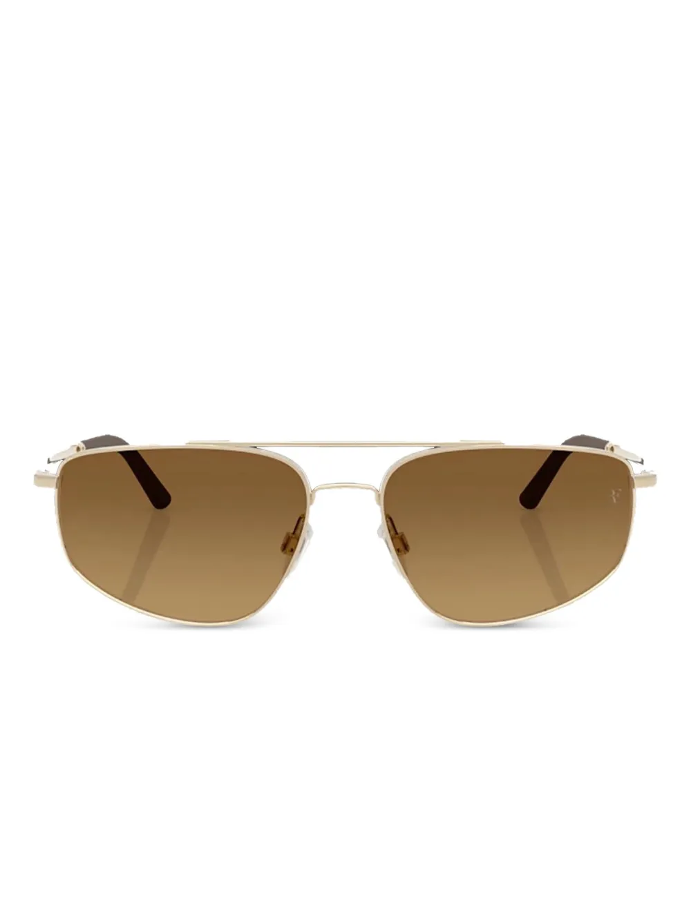 Солнцезащитные очки с эффектом металлик Oliver Peoples, золотой 
Солнцезащитные очки с эффектом металлик Oliver Peoples, золотой