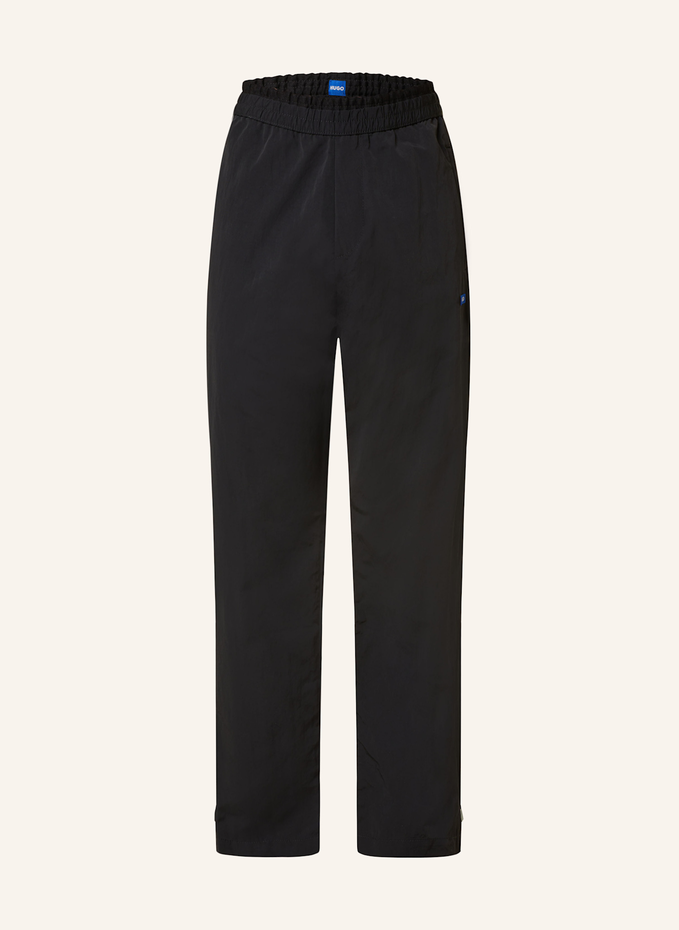 Брюки Gablo прямого кроя из микса материалов Hugo Blue, черный
Брюки Gablo прямого кроя из микса материалов Hugo Blue, черный