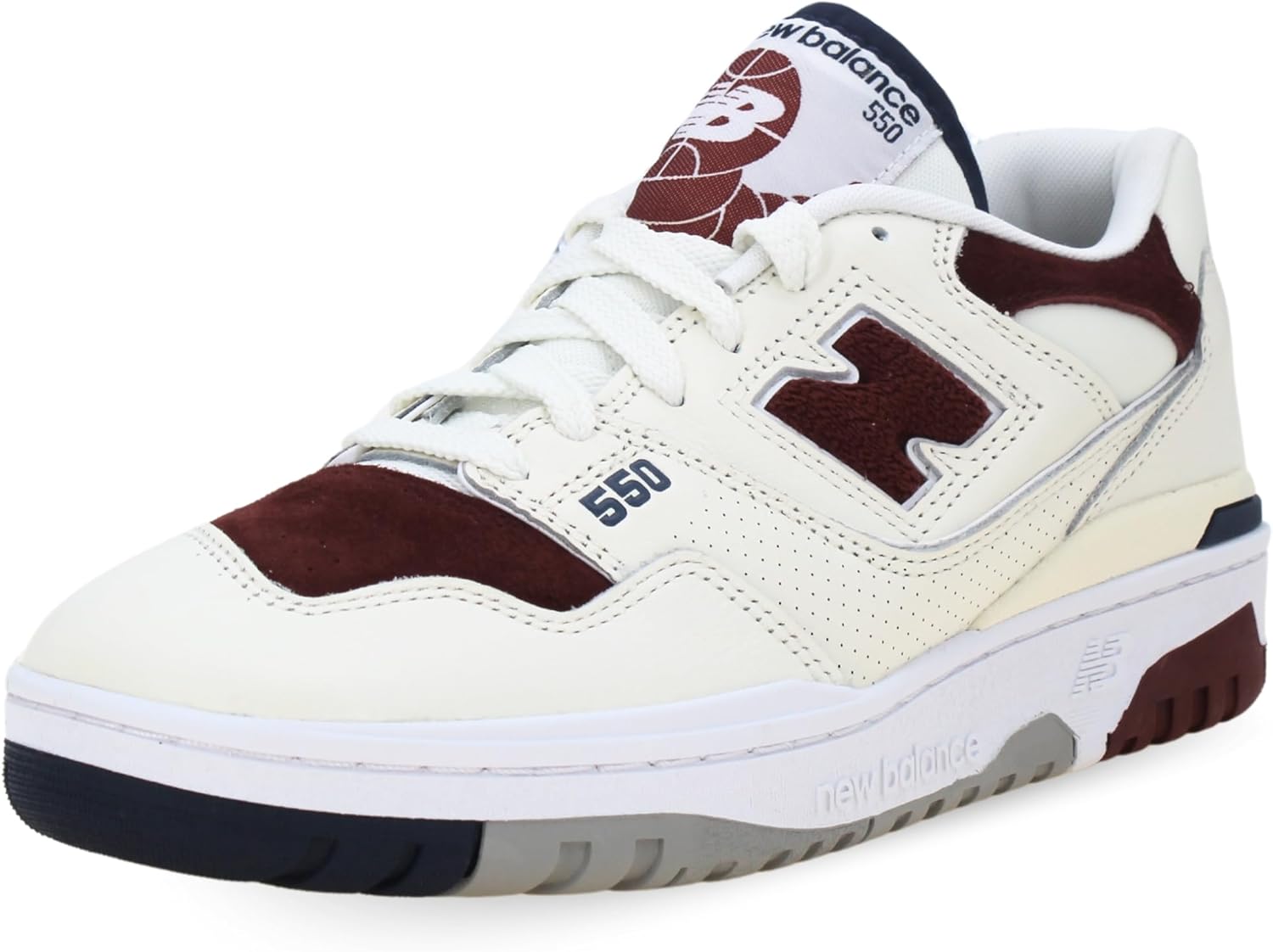 Мужские кроссовки New Balance 550, White/Maroon/Navy
Мужские кроссовки New Balance 550, White/Maroon/Navy
