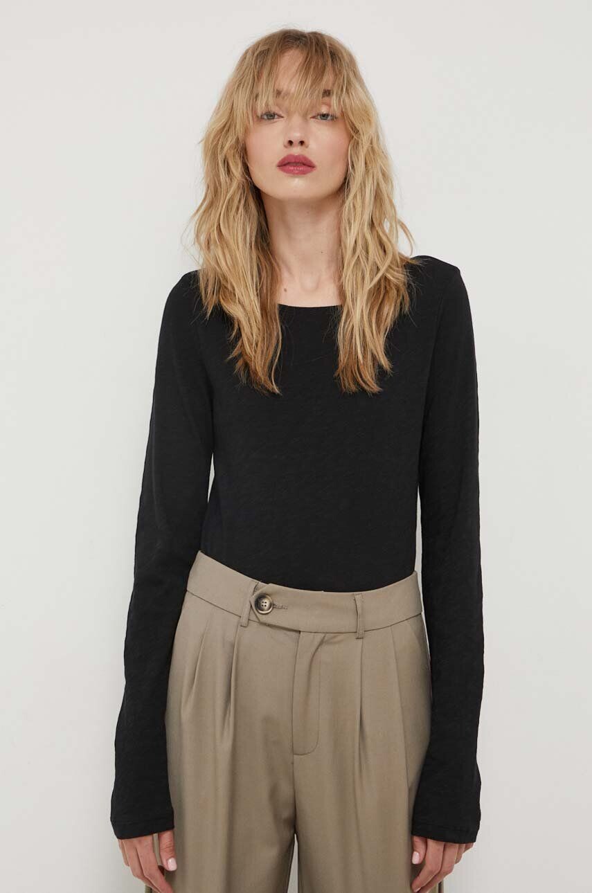 Хлопковый топ с длинными рукавами Marc O'Polo, черный
Хлопковый топ с длинными рукавами Marc O'Polo, черный