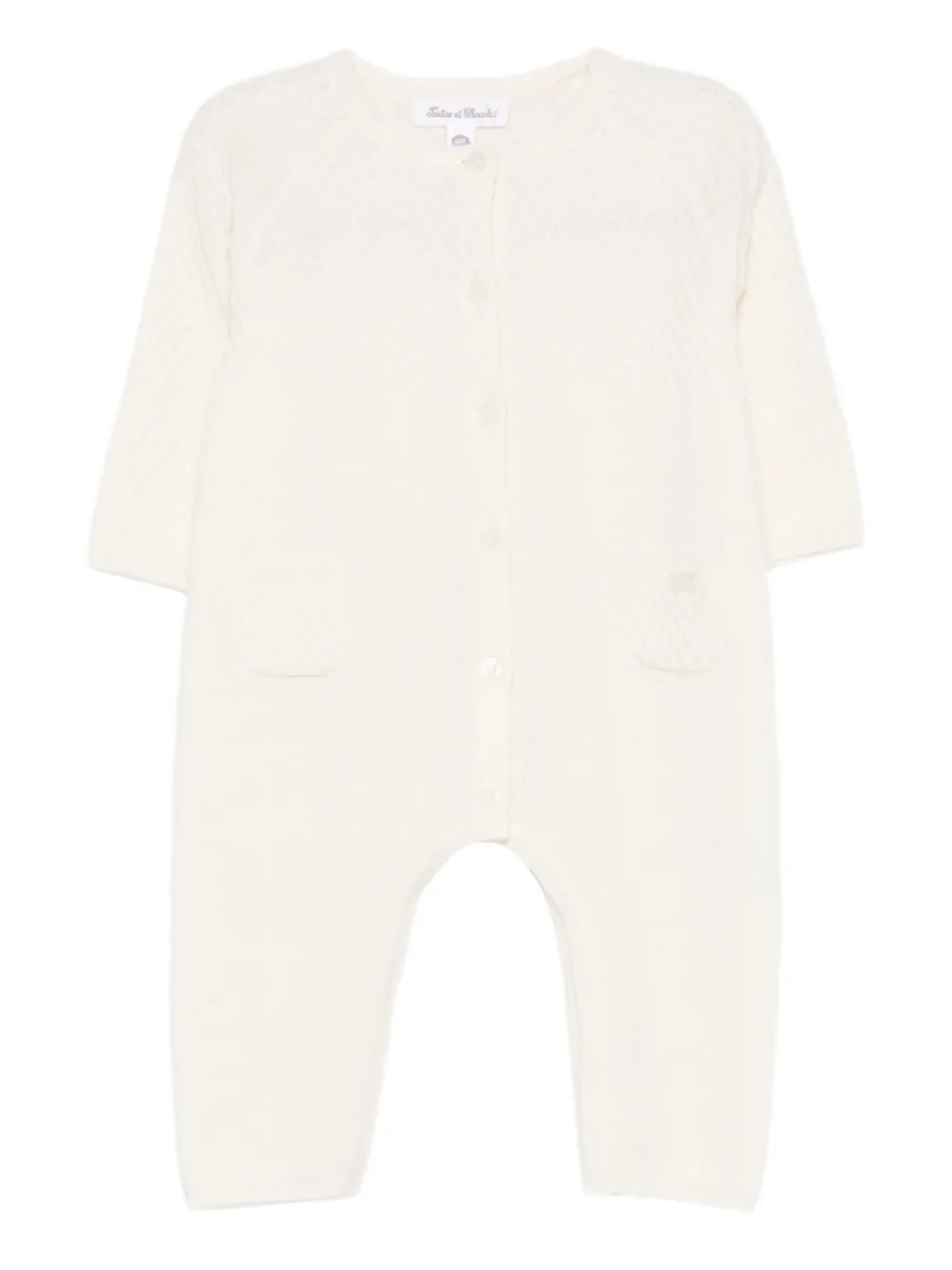 Вязаный ромпер Tartine Et Chocolat, белый
Вязаный ромпер Tartine Et Chocolat, белый