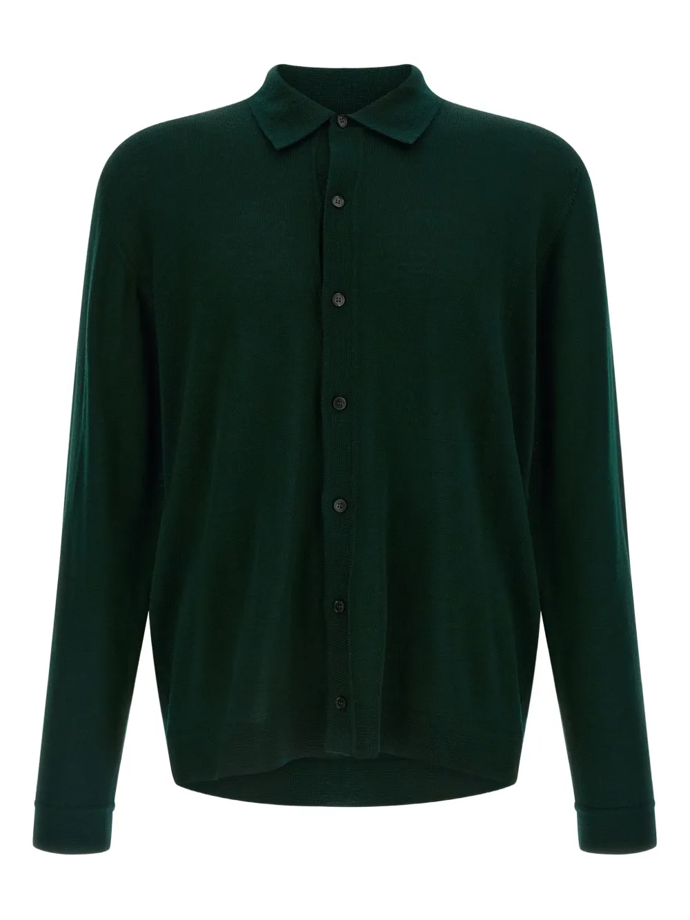 Кардиган на пуговицах с рубашечным воротником Roberto Collina, зеленый
Кардиган на пуговицах с рубашечным воротником Roberto Collina, зеленый