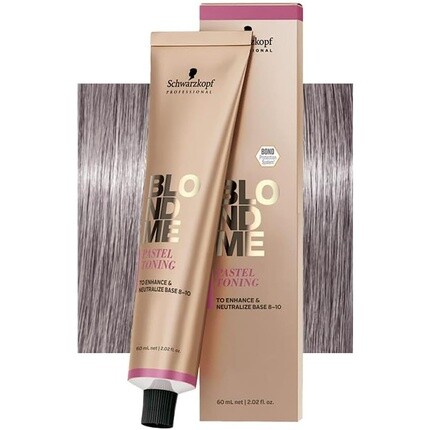 Schwarzkopf Blondme Color Pastel Toning Steel Blue 60 мл - Крем для светлых волос
Schwarzkopf Blondme Color Pastel Toning Steel Blue 60 мл - Крем для светлых волос