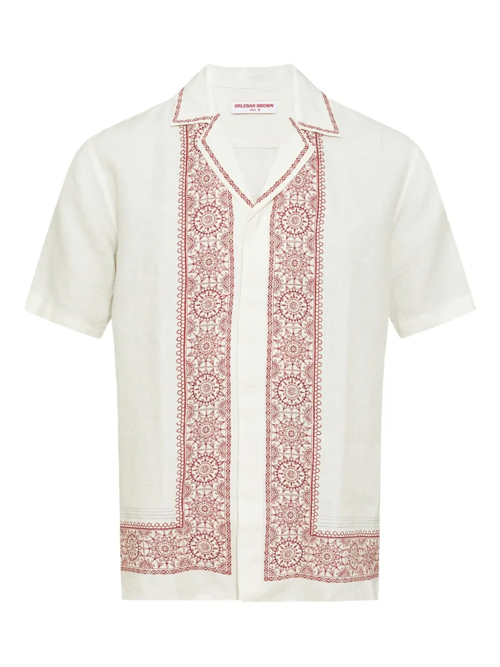 Льняная рубашка с принтом Maitan Orlebar Brown, белый
Льняная рубашка с принтом Maitan Orlebar Brown, белый