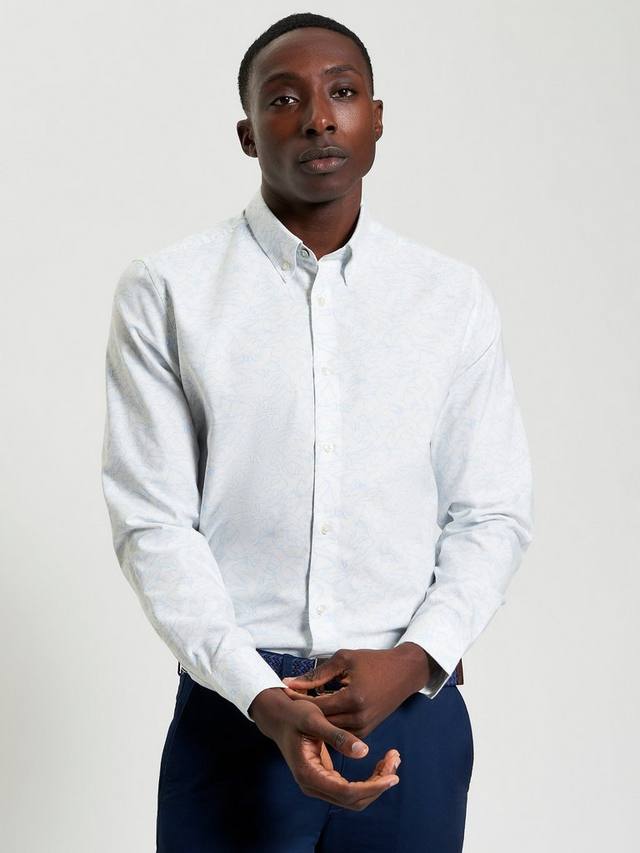 Хлопковая рубашка Regular Fit с принтом Seagull Ben Sherman, Snow White/Blue
Хлопковая рубашка Regular Fit с принтом Seagull Ben Sherman, Snow White/Blue