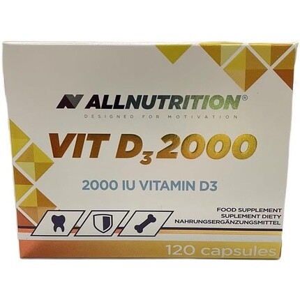 Allnutrition D3 2000 120 капсул
Allnutrition D3 2000 120 капсул
