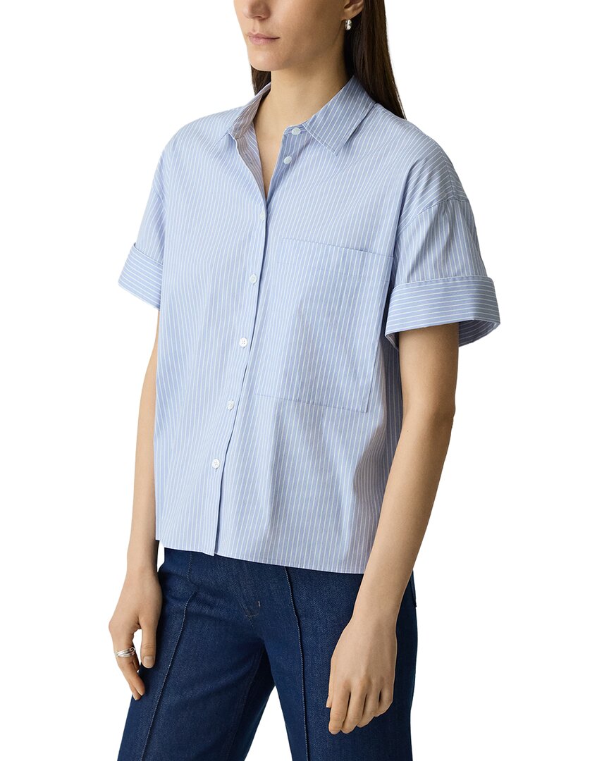 Рубашка с манжетами на рукавах Theory Theory, синий
Рубашка с манжетами на рукавах Theory Theory, синий