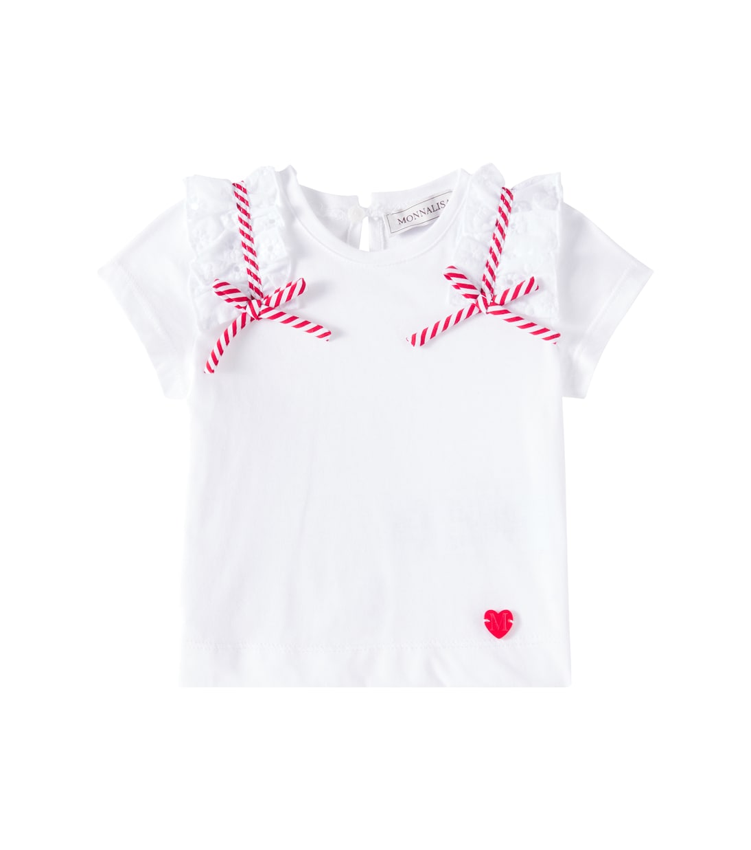 Футболка из хлопкового джерси с бантом Monnalisa, Bianco
Футболка из хлопкового джерси с бантом Monnalisa, Bianco