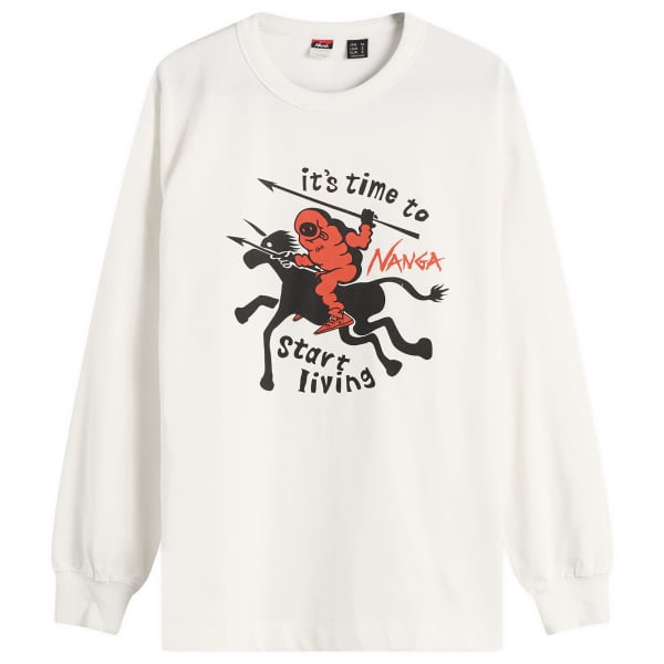 Эко-Гибридная футболка с длинным рукавом и графическим принтом Nanga, белый
Эко-Гибридная футболка с длинным рукавом и графическим принтом Nanga, белый