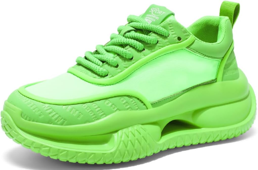 Мужские удобные легкие повседневные кроссовки для тенниса с толстой подошвой, увеличивающей рост, для бега и прогулок Lexamen, зеленый
Мужские удобные легкие повседневные кроссовки для тенниса с толстой подошвой, увеличивающей рост, для бега и прогулок Lexamen, зеленый