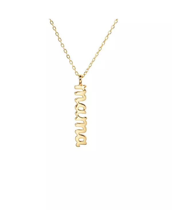 Ожерелье с подвеской «Мама» из стерлингового серебра с позолотой 14 карат Little Sky Stone, gold
Ожерелье с подвеской «Мама» из стерлингового серебра с позолотой 14 карат Little Sky Stone, gold