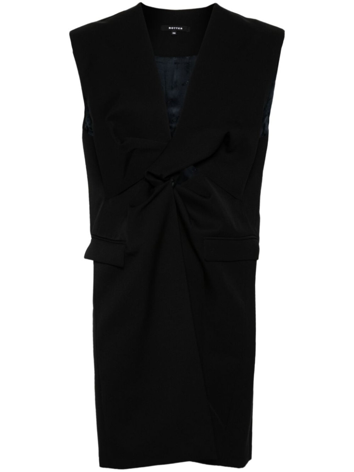 Шерстяной топ с драпировкой Botter, черный
Шерстяной топ с драпировкой Botter, черный