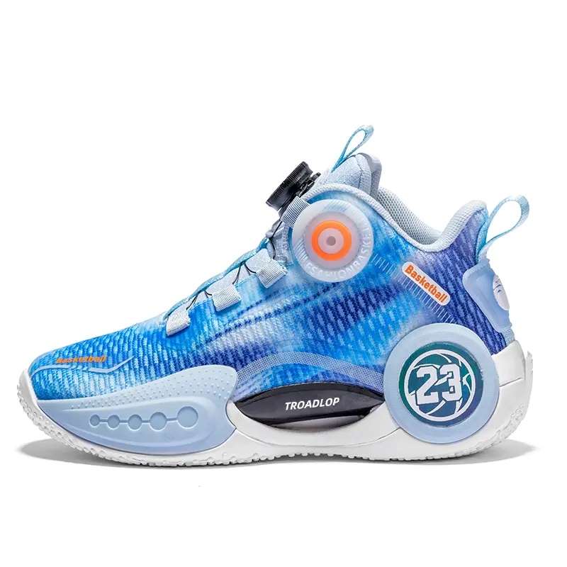 Детские баскетбольные кроссовки с противоскользящим износостойким верхом для подростков TROADLOP, аква
Детские баскетбольные кроссовки с противоскользящим износостойким верхом для подростков TROADLOP, аква