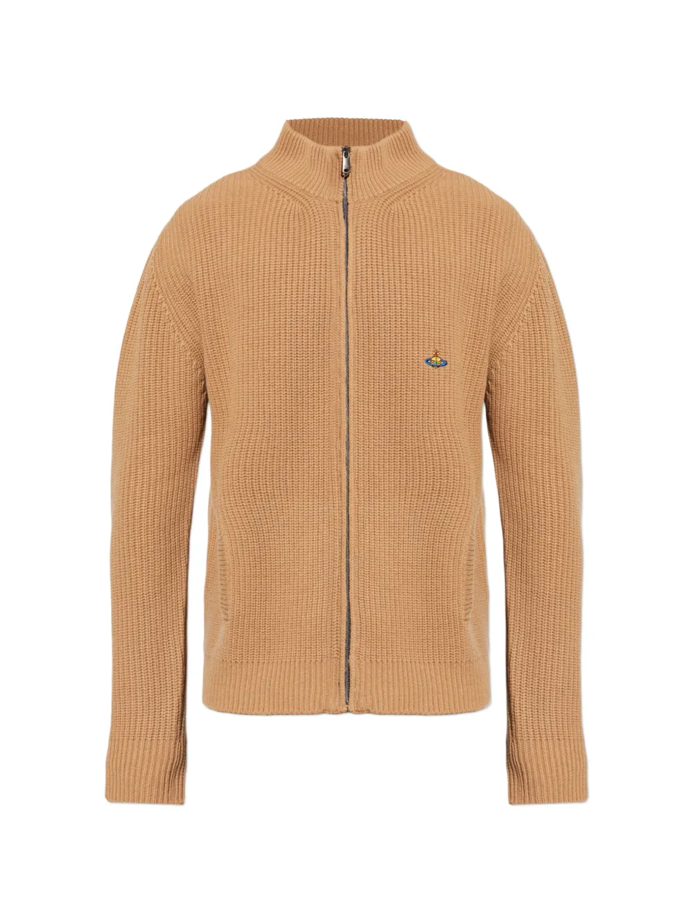 Свитер на молнии с вышивкой Vivienne Westwood, бежевый
Свитер на молнии с вышивкой Vivienne Westwood, бежевый