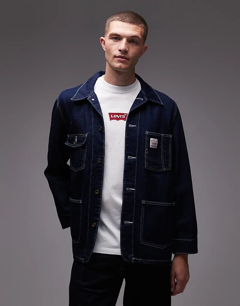 Куртка унисекс Levi's Workwear Capsule из денима Berkley в темном цвете
Куртка унисекс Levi's Workwear Capsule из денима Berkley в темном цвете